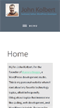 Mobile Screenshot of johnkolbert.com