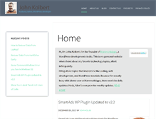 Tablet Screenshot of johnkolbert.com
